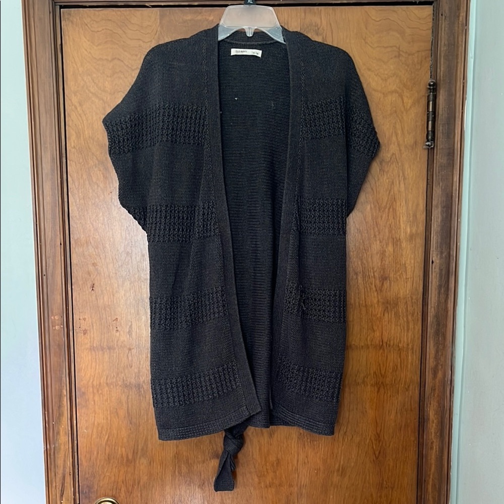 Old Navy Grey Open-Front Cardigan Sweater